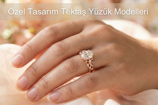Özel Tasarım Tektaş Yüzük Modelleri